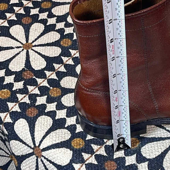 NEOLITE Goodyear Vintage Outsole Men’s  Brown Leather Ankle Boots Zip size 9 - Picture 10 of 12